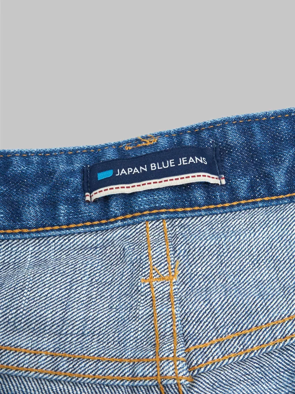 Japan Blue J201-MID 14.8oz US Cotton Stonewashed Tapered Jeans Middle Indigo