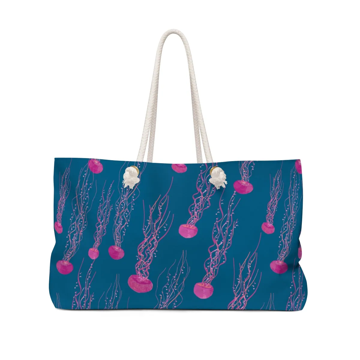 Jellyfish Swimming Weekender Bag
