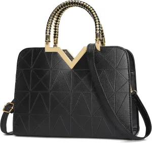 JHVYF Purses for Women Fashion Handbag Ladies Satchel Bags PU Leather Top Handle Shoulder Tote Bags
