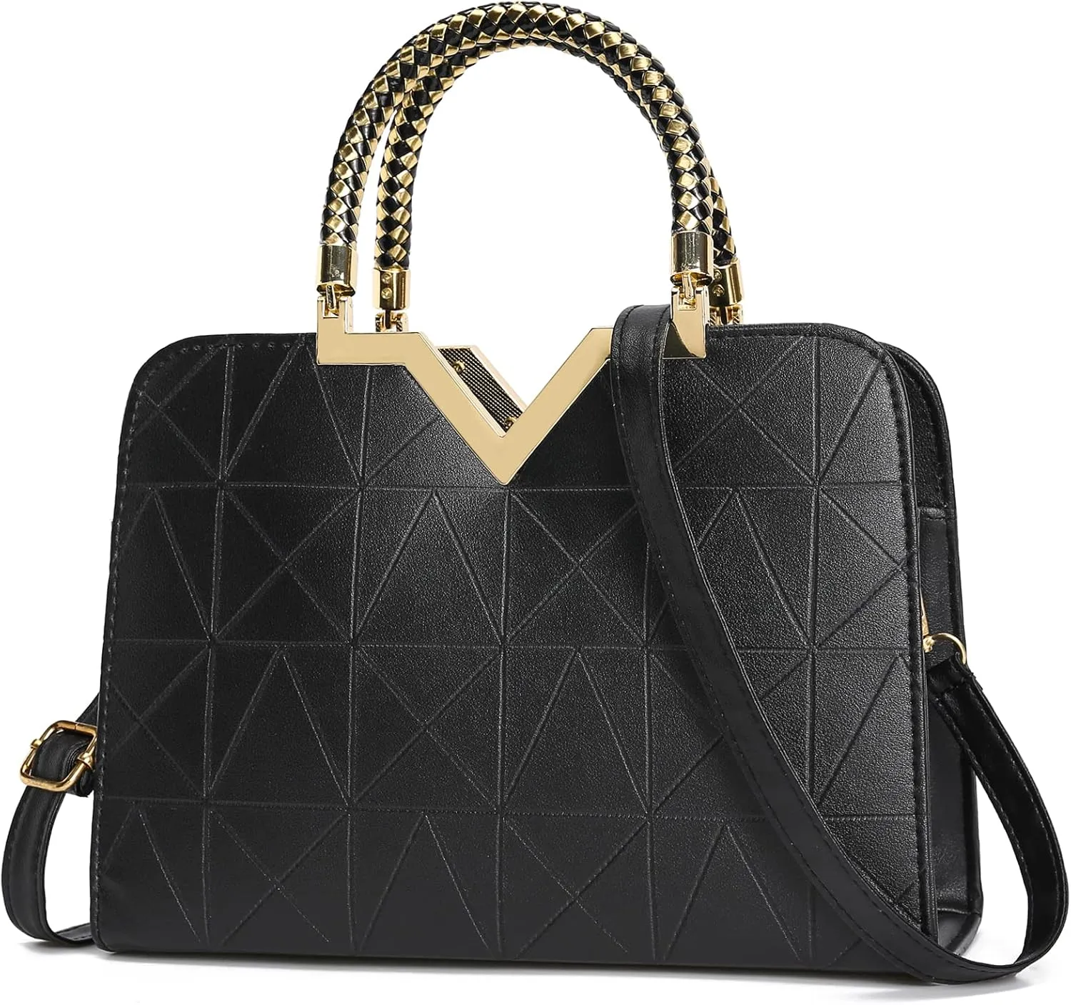 JHVYF Purses for Women Fashion Handbag Ladies Satchel Bags PU Leather Top Handle Shoulder Tote Bags