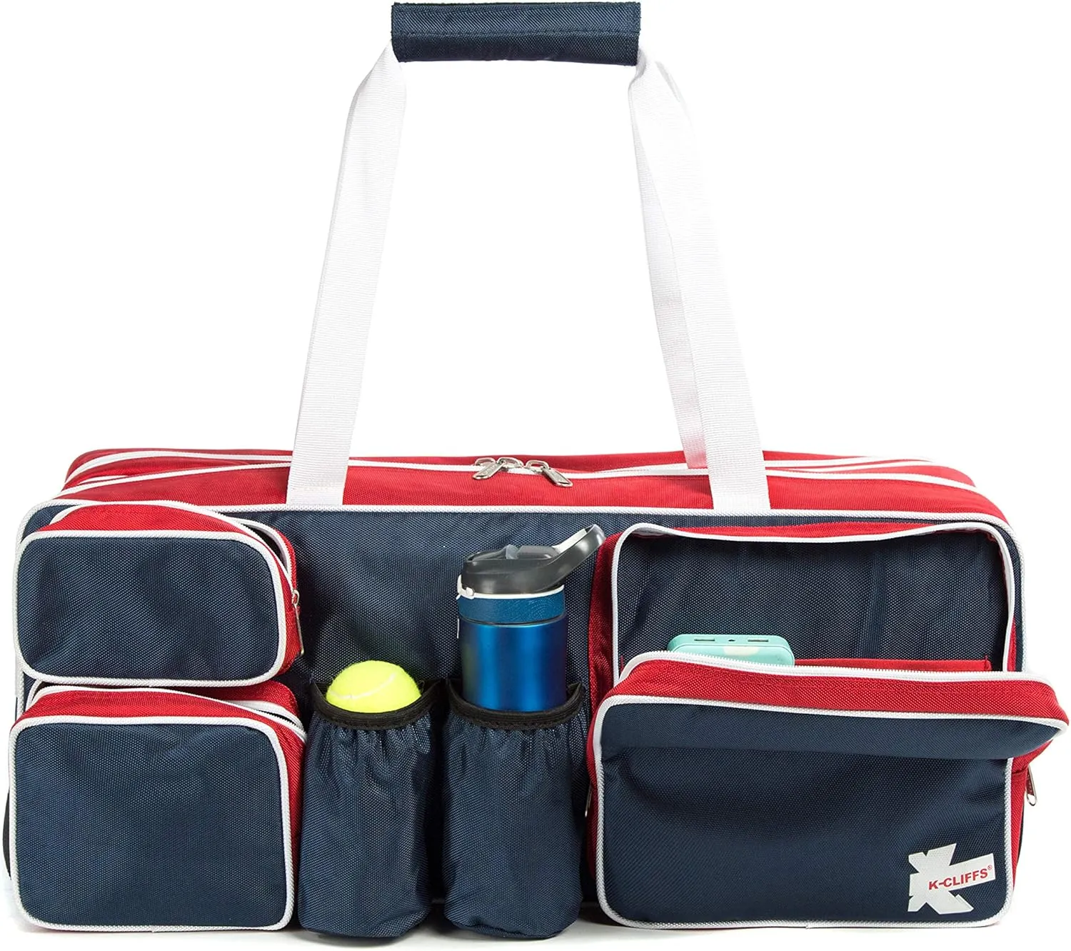 K-Cliffs Tennis Racket Bag | Deluxe Ballistic Nylon | Shoe Compartment