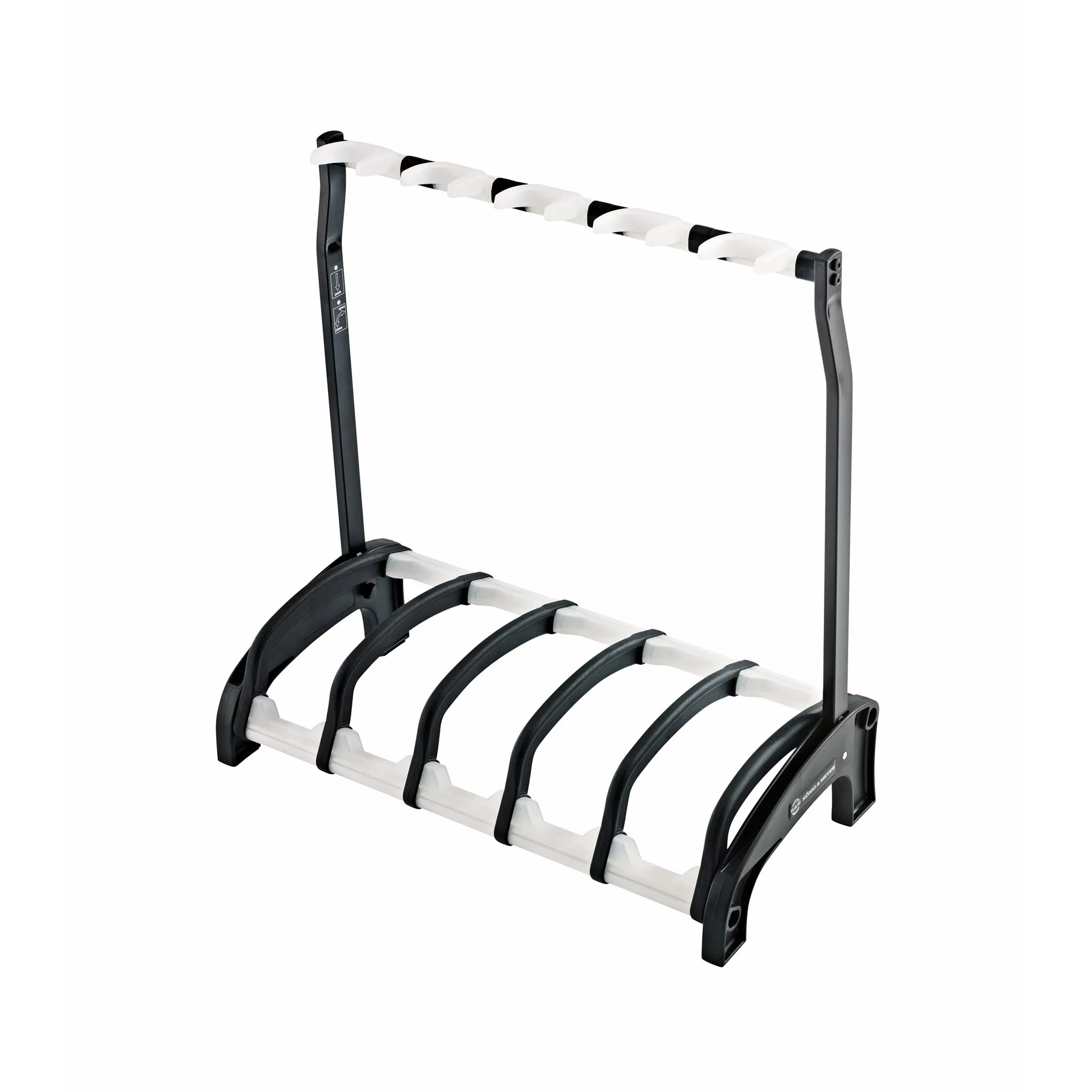 K&M 17525-016-00 Guardian 5 Multiple E-Guitar Stand