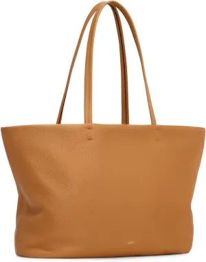 Kattee Leather Tote Bags for Women, Soft Shoulder Purse and Handbags Zipper Totes Travel Work Extra Large