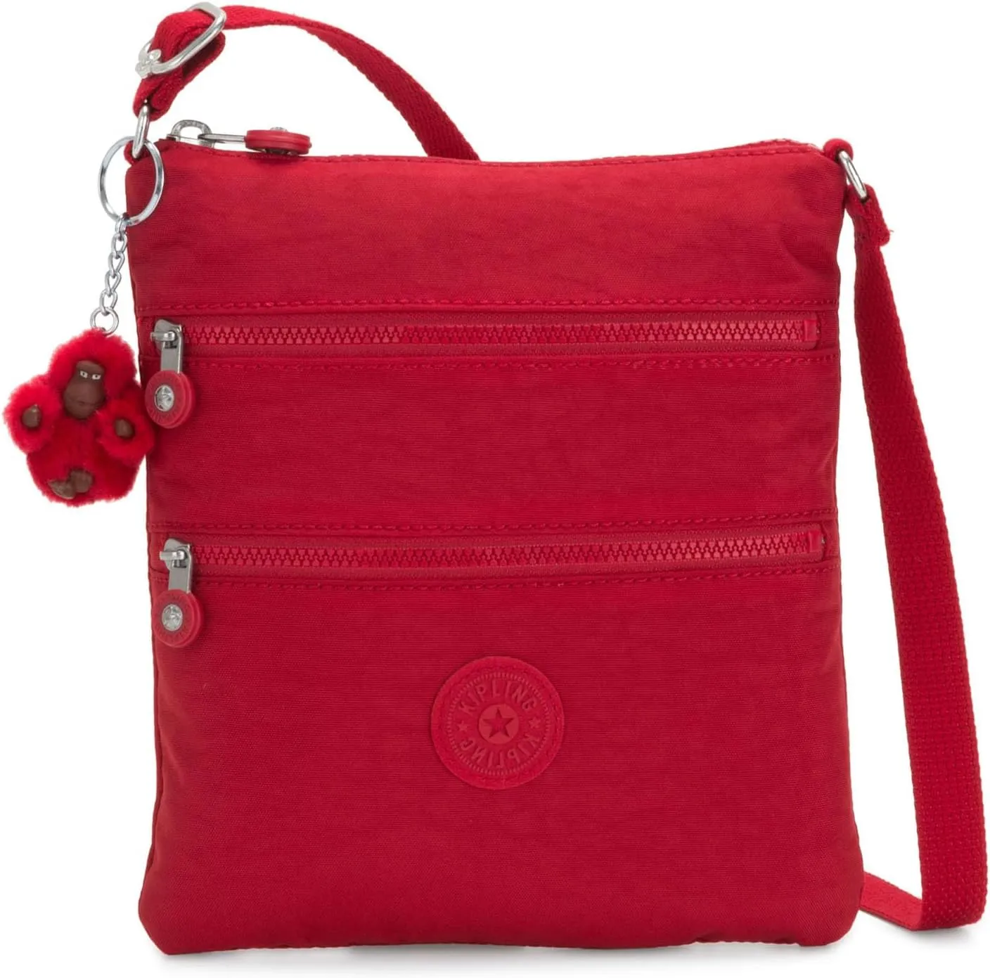 Kipling Keiko Mini Crossbody Bag, Cherry Tonal, 8"L x 9"H x 1.25"D