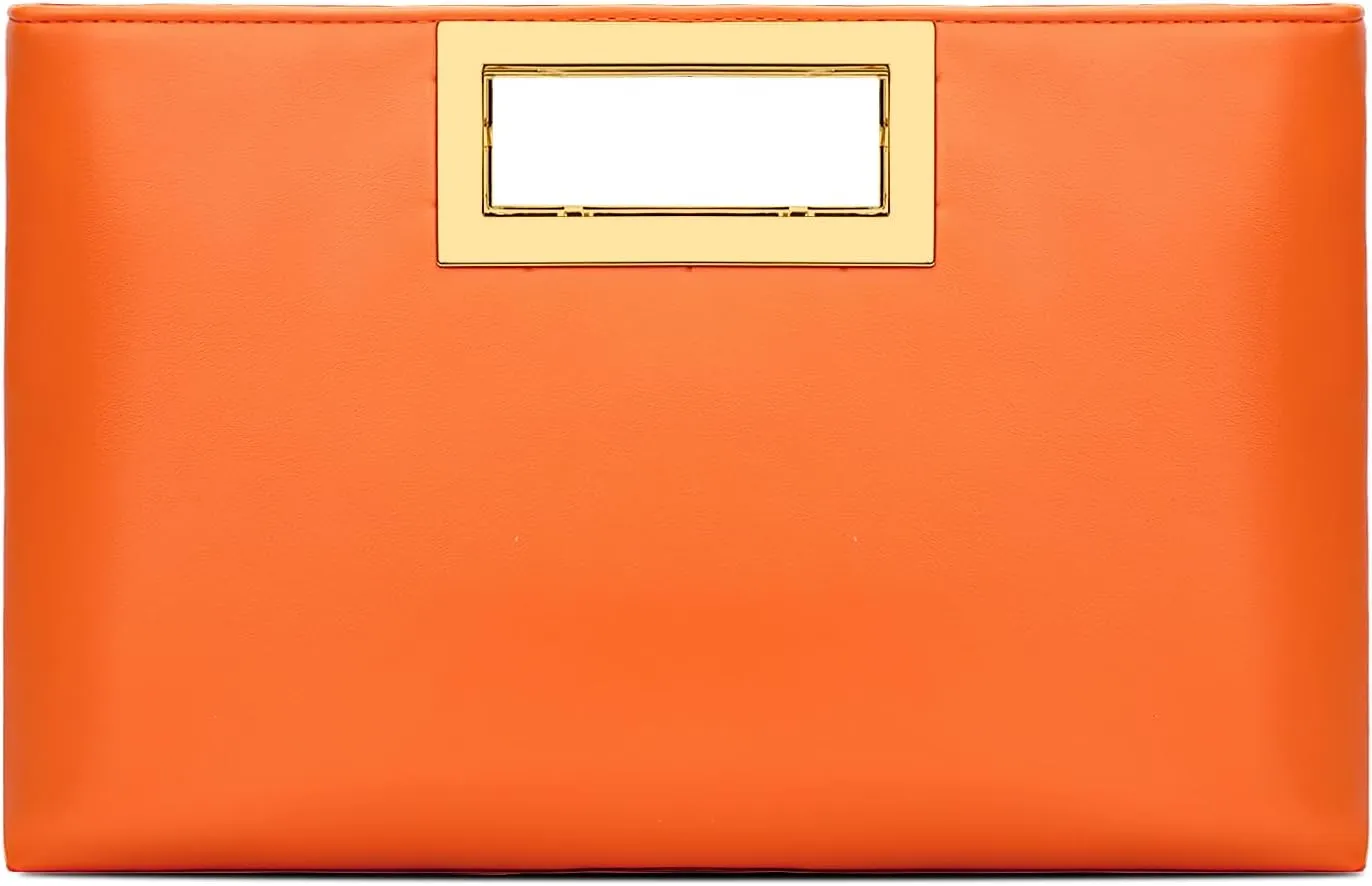 KKXIU Clutch Purse for Women Vegan Leather Evening Bag Formal Handbag for Wedding Party Prom Bridal