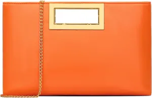 KKXIU Clutch Purse for Women Vegan Leather Evening Bag Formal Handbag for Wedding Party Prom Bridal
