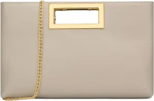 KKXIU Clutch Purse for Women Vegan Leather Evening Bag Formal Handbag for Wedding Party Prom Bridal