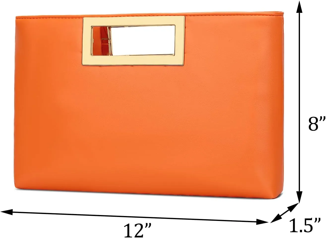 KKXIU Clutch Purse for Women Vegan Leather Evening Bag Formal Handbag for Wedding Party Prom Bridal