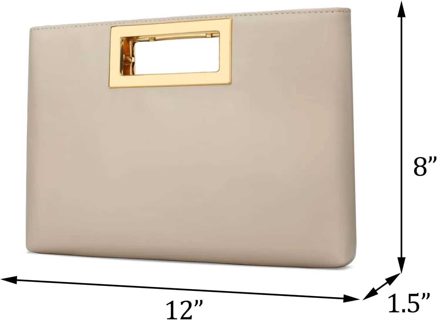 KKXIU Clutch Purse for Women Vegan Leather Evening Bag Formal Handbag for Wedding Party Prom Bridal