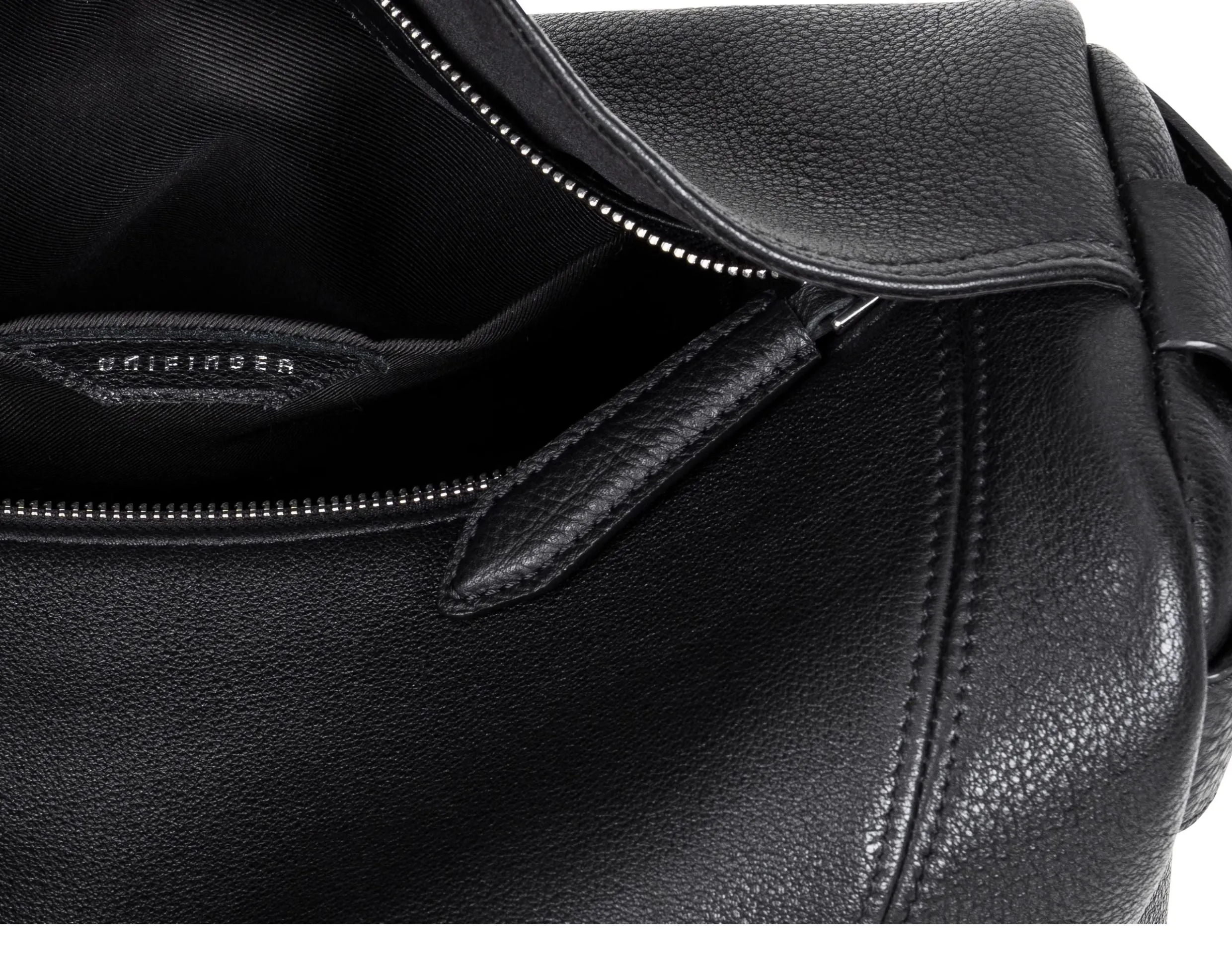 Knot Handle Leather Handbag