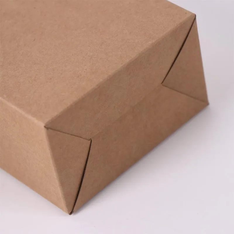 Kraft Paper Bags with Die Cut Handle 100PCS Kraft 4Sizes