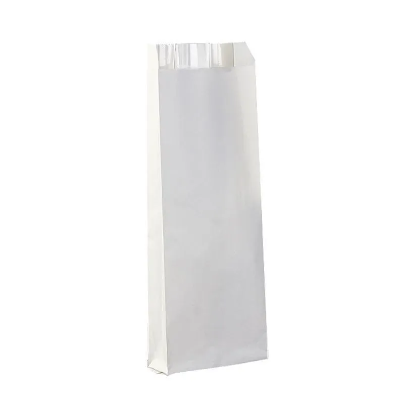 Kraft Paper Cake Bags with Stripe Window 200PCS 4Sizes