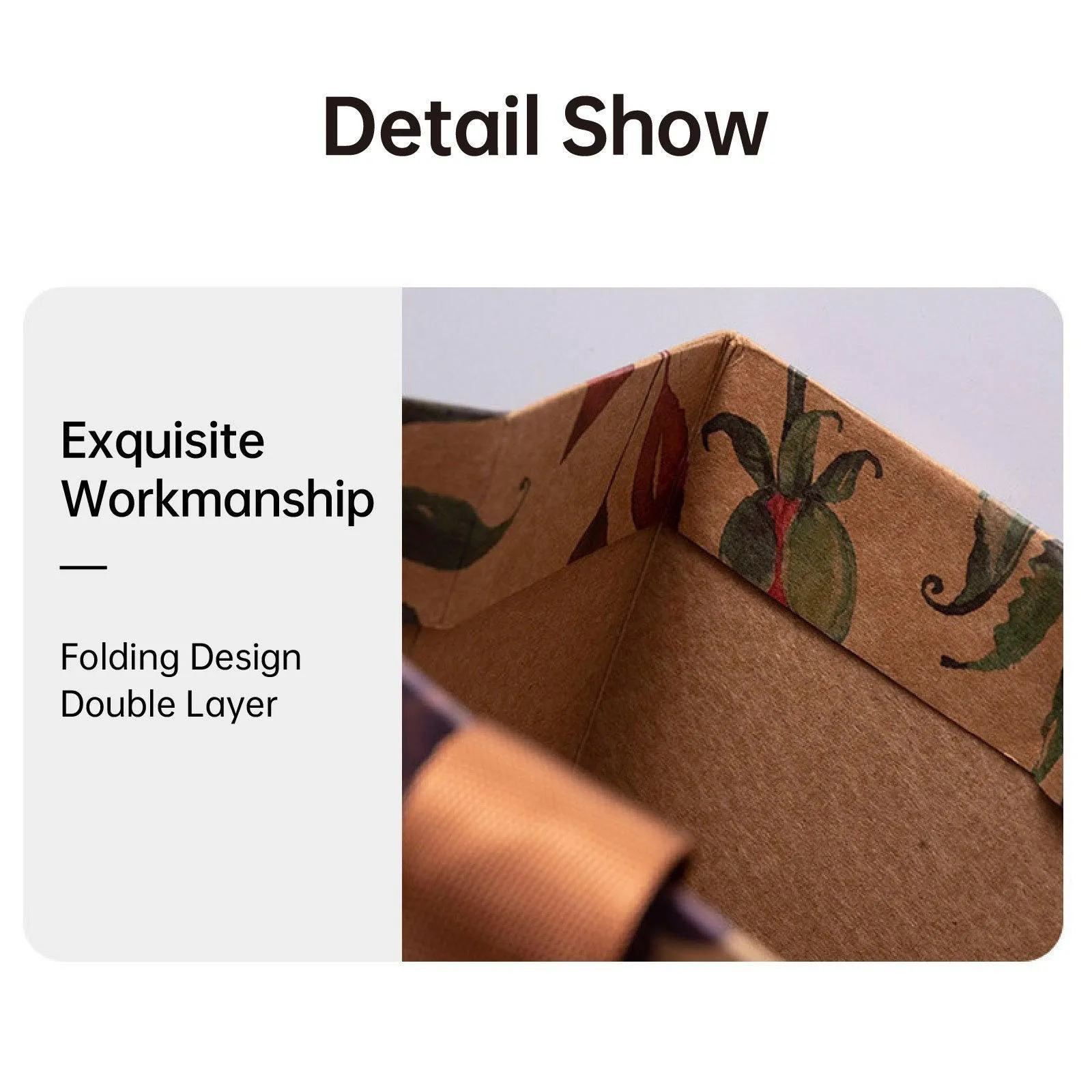 Kraft Vintage Paper Bags with Handles for Gifts 10PCS