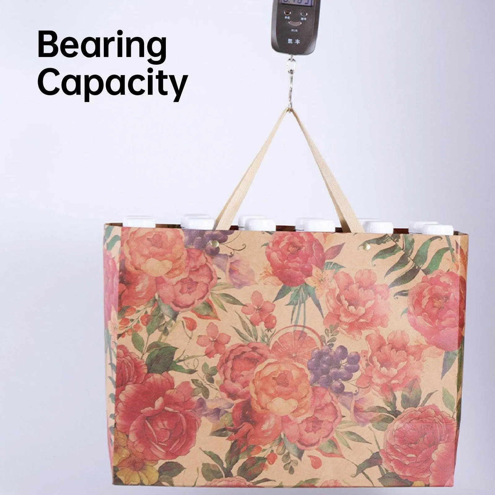 Kraft Vintage Paper Bags with Handles for Gifts 10PCS