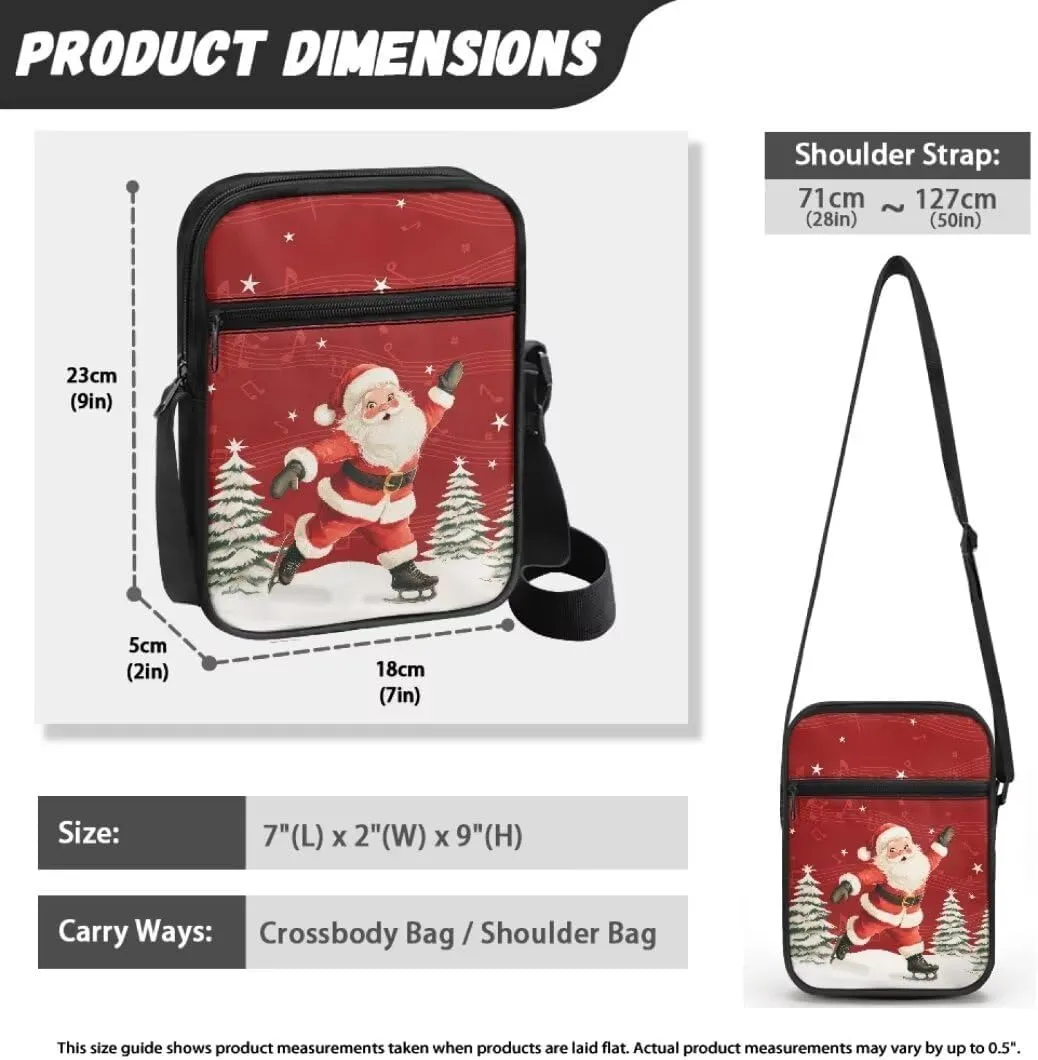 Kuiaobaty Crossbody Bag for Women Shoulder Bag Christmas Sling Bag Messenger Bag