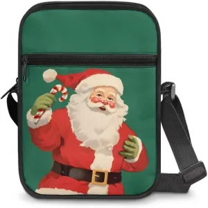 Kuiaobaty Women Crossbody Bag Small Sling Bag Christmas Messenger Bag Men Satchel Purse