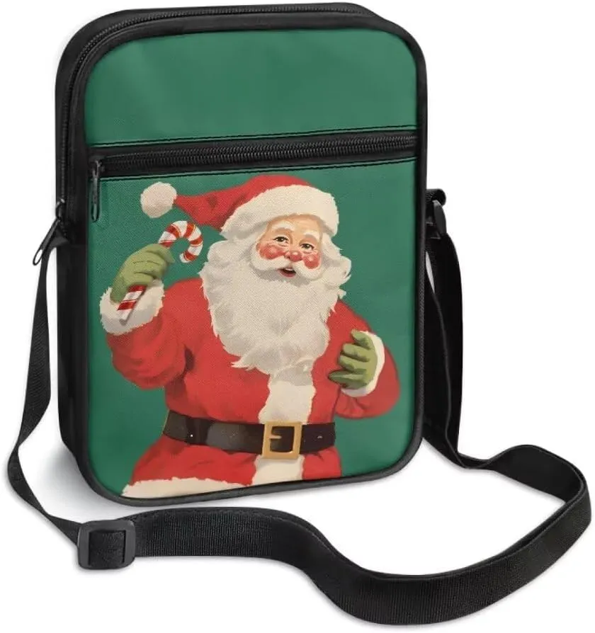 Kuiaobaty Women Crossbody Bag Small Sling Bag Christmas Messenger Bag Men Satchel Purse