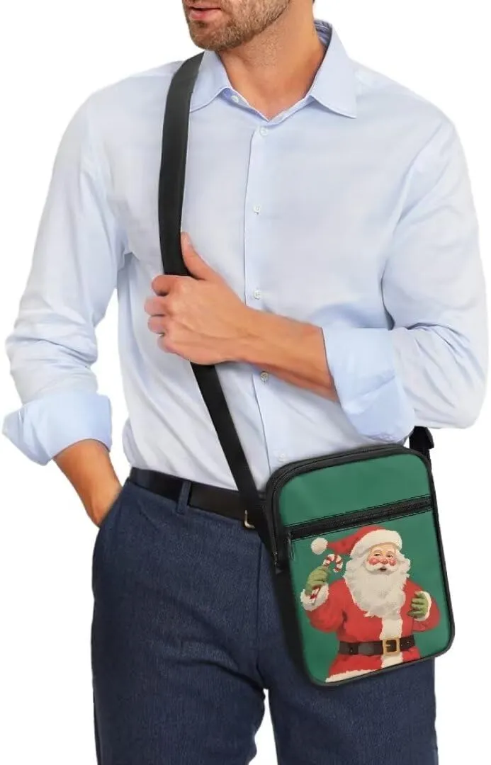 Kuiaobaty Women Crossbody Bag Small Sling Bag Christmas Messenger Bag Men Satchel Purse
