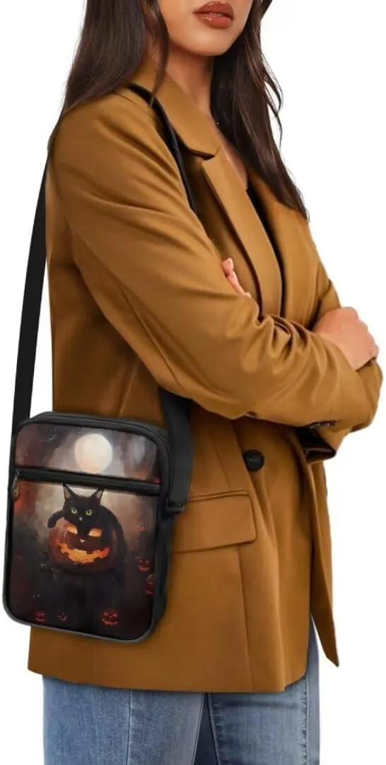 Kuiaobaty Women Shoulder Bag Crossbody Bag Halloween Messenger Bag Sling Bag