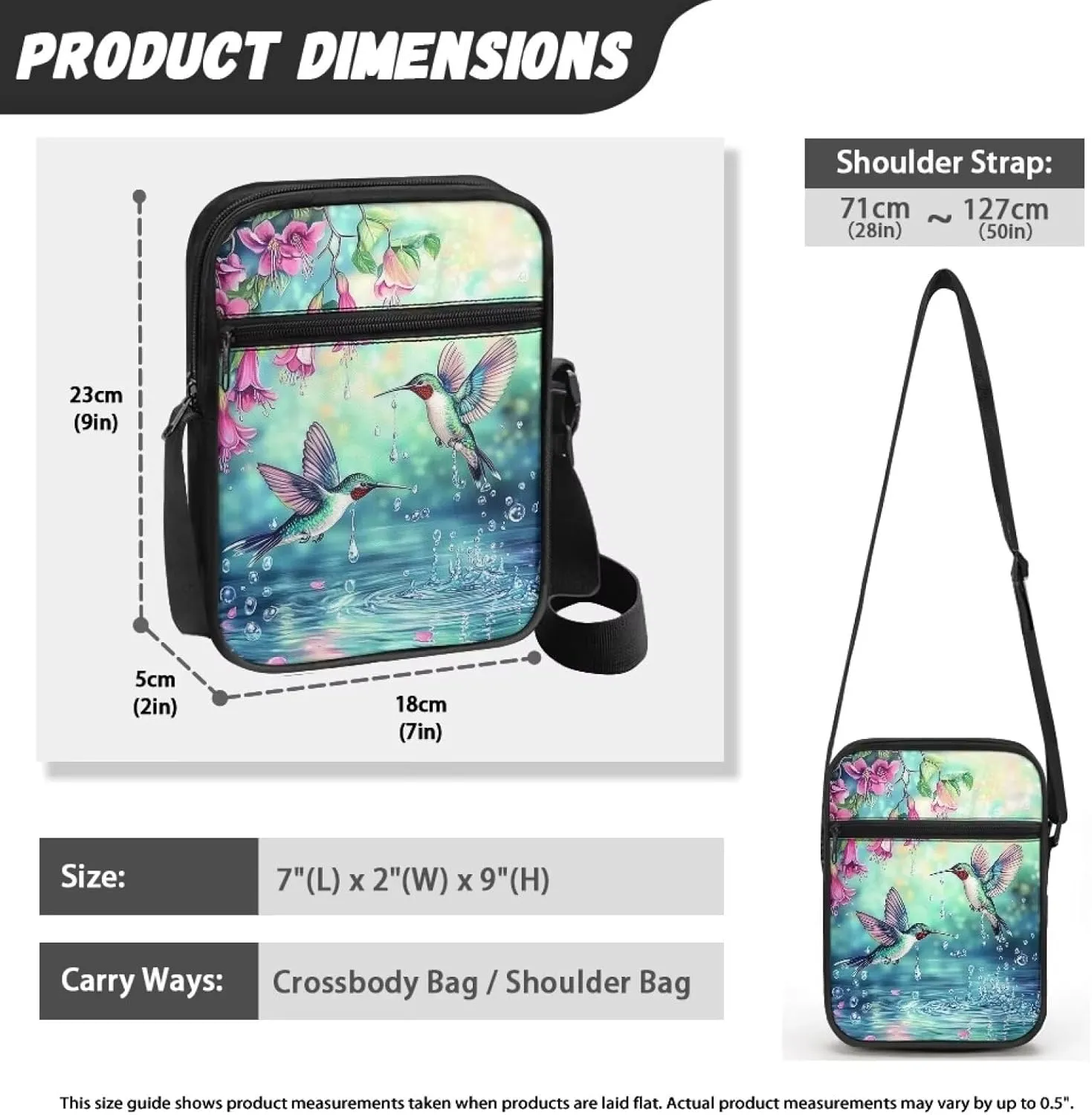 Kuiaobaty Women Shoulder Bag Crossbody Bag Halloween Messenger Bag Sling Bag