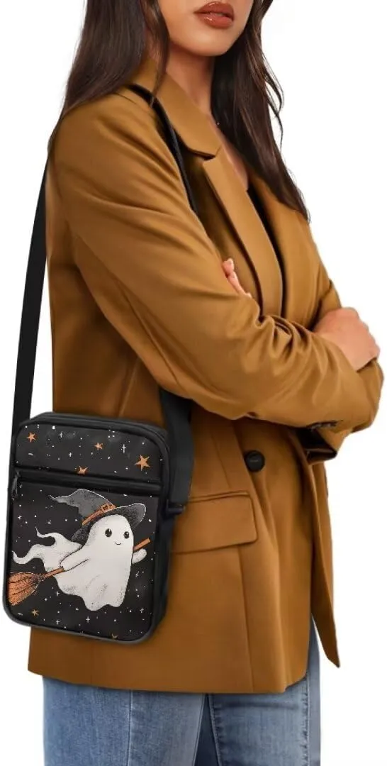 Kuiaobaty Women Shoulder Bag Crossbody Bag Halloween Messenger Bag Sling Bag