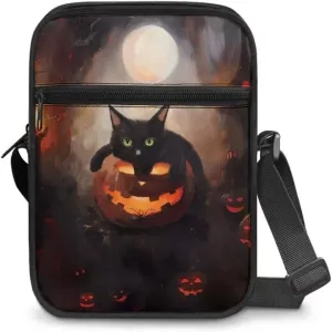 Kuiaobaty Women Shoulder Bag Crossbody Bag Halloween Messenger Bag Sling Bag