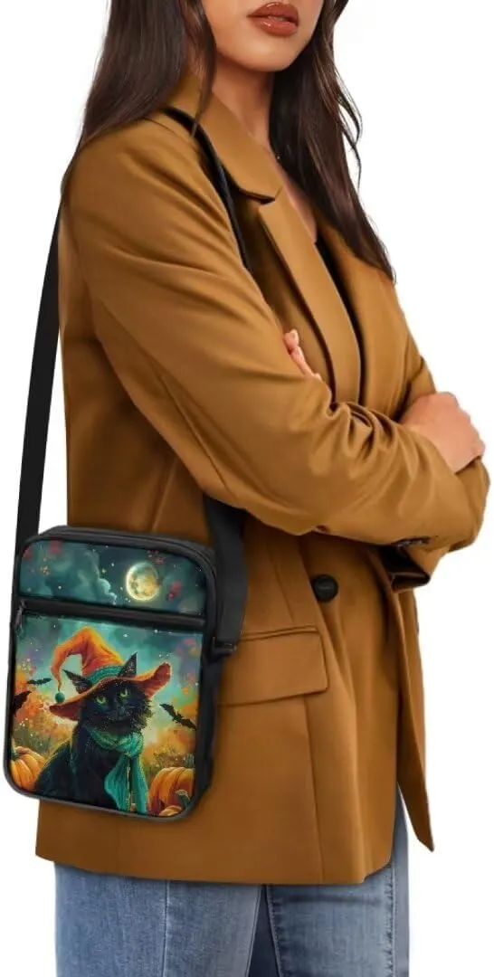 Kuiaobaty Women Shoulder Bag Crossbody Bag Halloween Messenger Bag Sling Bag