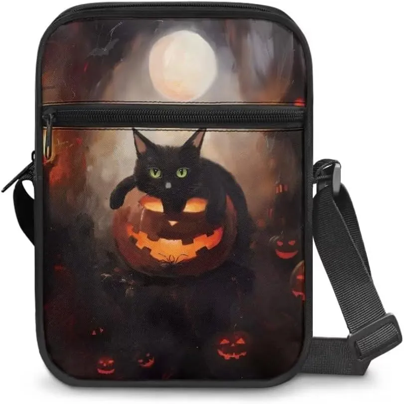 Kuiaobaty Women Shoulder Bag Crossbody Bag Halloween Messenger Bag Sling Bag