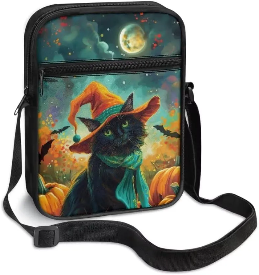 Kuiaobaty Women Shoulder Bag Crossbody Bag Halloween Messenger Bag Sling Bag