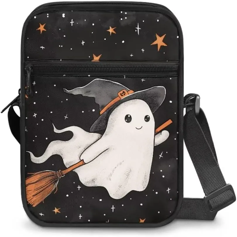 Kuiaobaty Women Shoulder Bag Crossbody Bag Halloween Messenger Bag Sling Bag