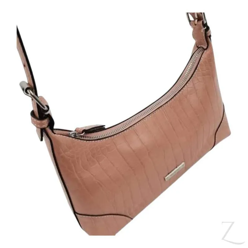 Ladies Croc Effect Shoulder Bag | "Sithelo"