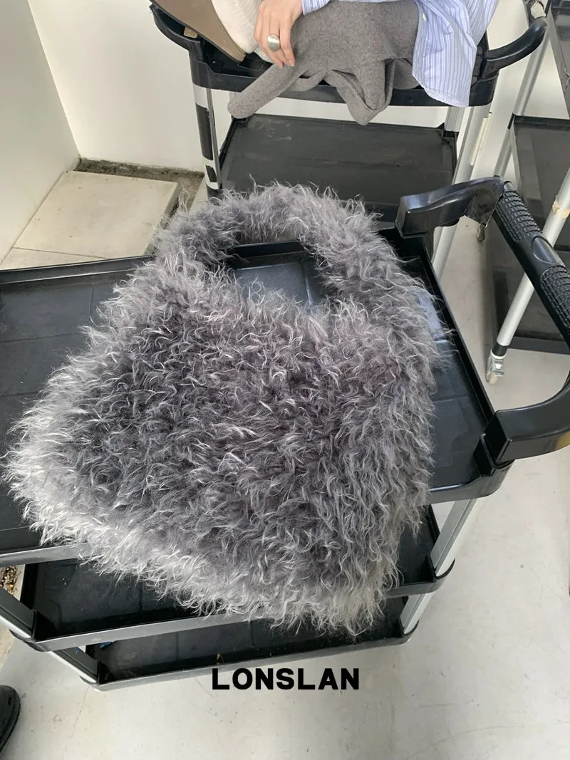 Lambswool Fur Bag