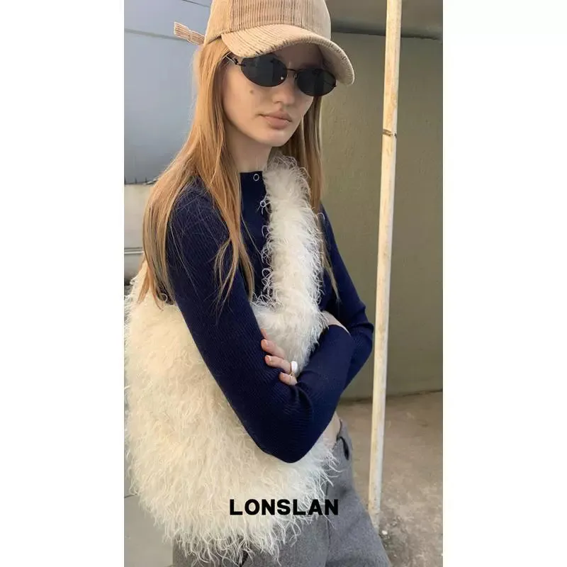 Lambswool Fur Bag