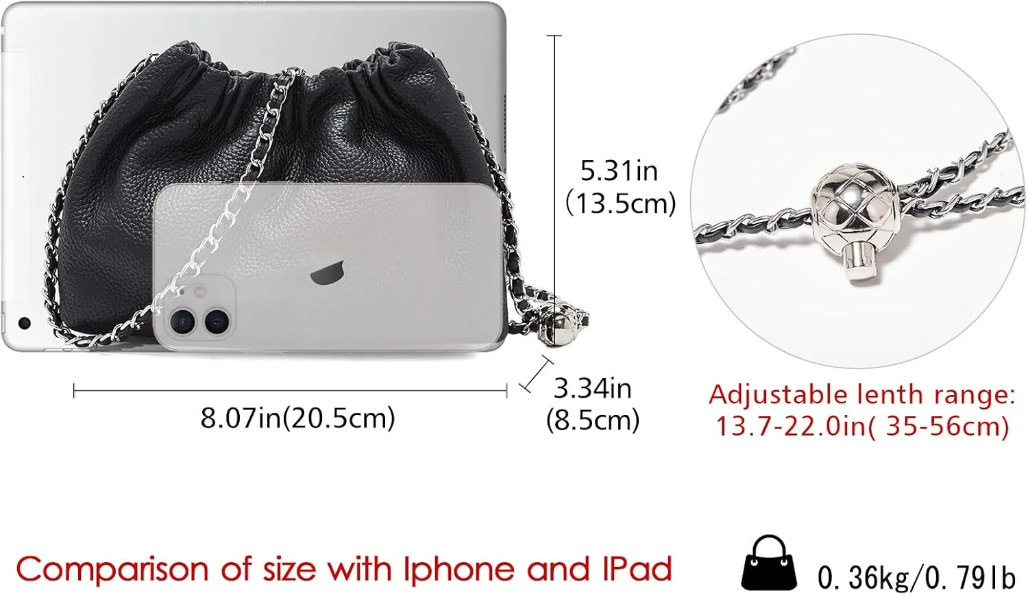 LAORENTOU Vegan Leather Crossbody Bags for Women Heart Shaped Magnetic Buckle Shoulder Bag Purse for Ladies