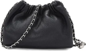 LAORENTOU Vegan Leather Crossbody Bags for Women Heart Shaped Magnetic Buckle Shoulder Bag Purse for Ladies
