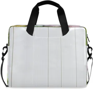 Laptop Bag for Women - Fits 16 inch with Laptop Compartment Carrying Messenger Sleeve with Strap Professional Fashion Travel Purse for Business Office Bag Easter Eggs Lawn
