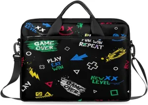 Laptop Bag for Women Men, 15.6 inch Messenger Shoulder Bags, Water Resistant Computer Bag Sleeve
