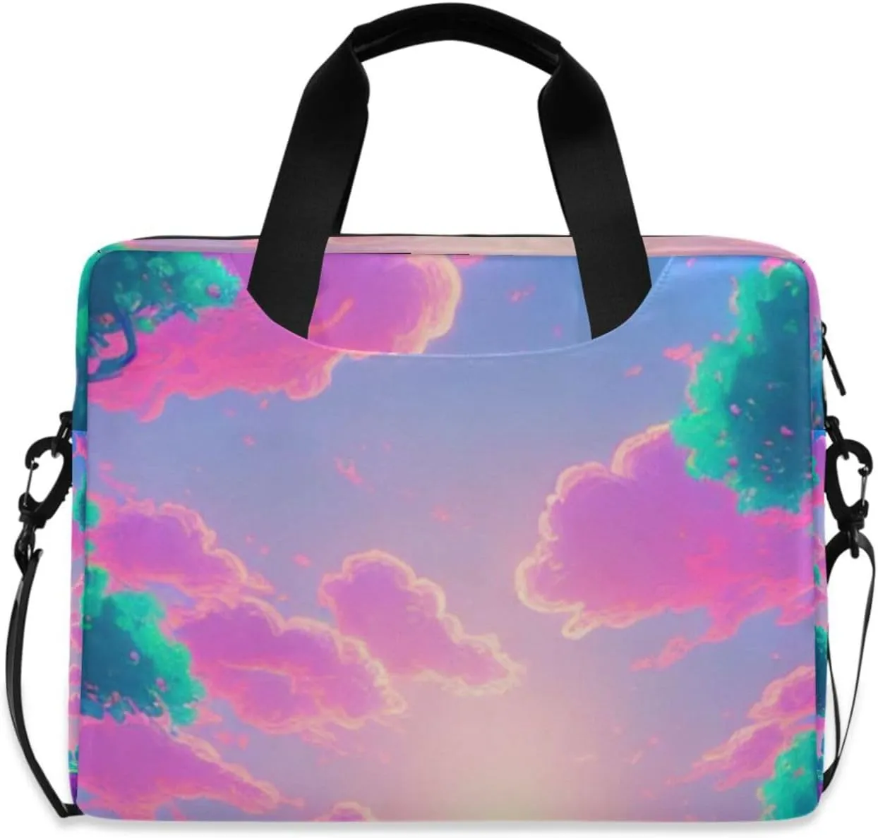 Laptop Bag Shoulder Bags Messenger Bag for Women Men Crossbody Document Case Briefcases Leather Computer Work Office