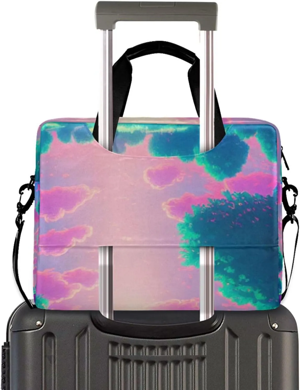 Laptop Bag Shoulder Bags Messenger Bag for Women Men Crossbody Document Case Briefcases Leather Computer Work Office