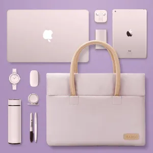 Laptop Bag Women 2025 14.1 15.6 Inch Office Notebook Sleeve Case Travel Computer Handbag Elegant Fashion Luxury