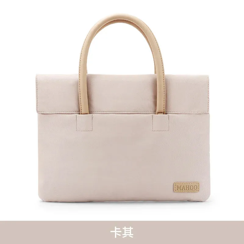 Laptop Bag Women 2025 14.1 15.6 Inch Office Notebook Sleeve Case Travel Computer Handbag Elegant Fashion Luxury