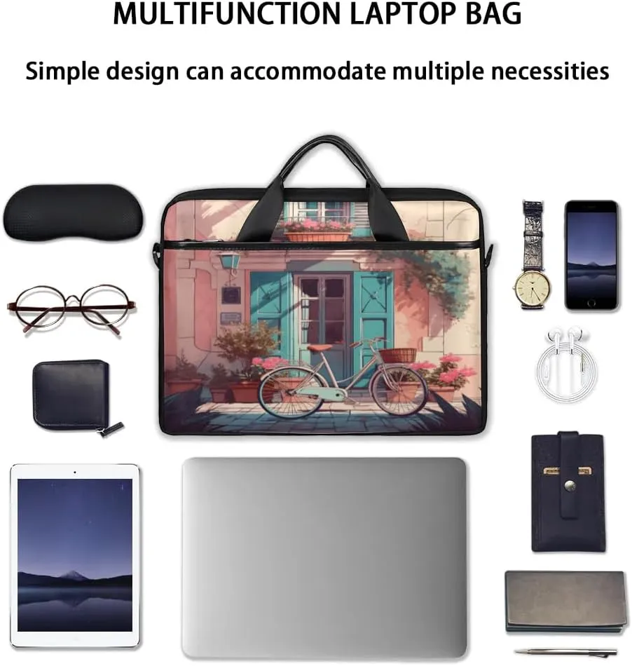 Laptop Shoulder Bag for 13-15 Inch Waterproof Laptop Sleeve Case Bag Slim Computer Carry Case Computer Cases for Laptops