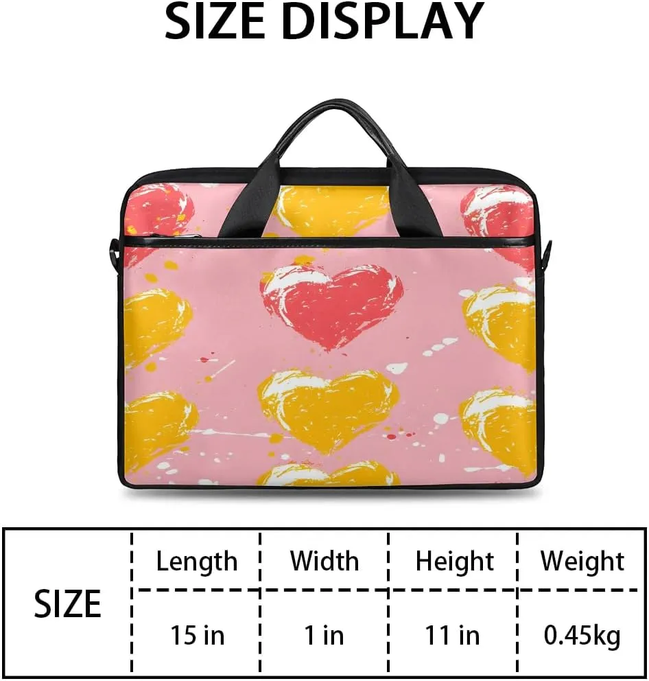 Laptop Shoulder Bag for 13-15 Inch Waterproof Laptop Sleeve Case Bag Slim Computer Carry Case Computer Cases for Laptops