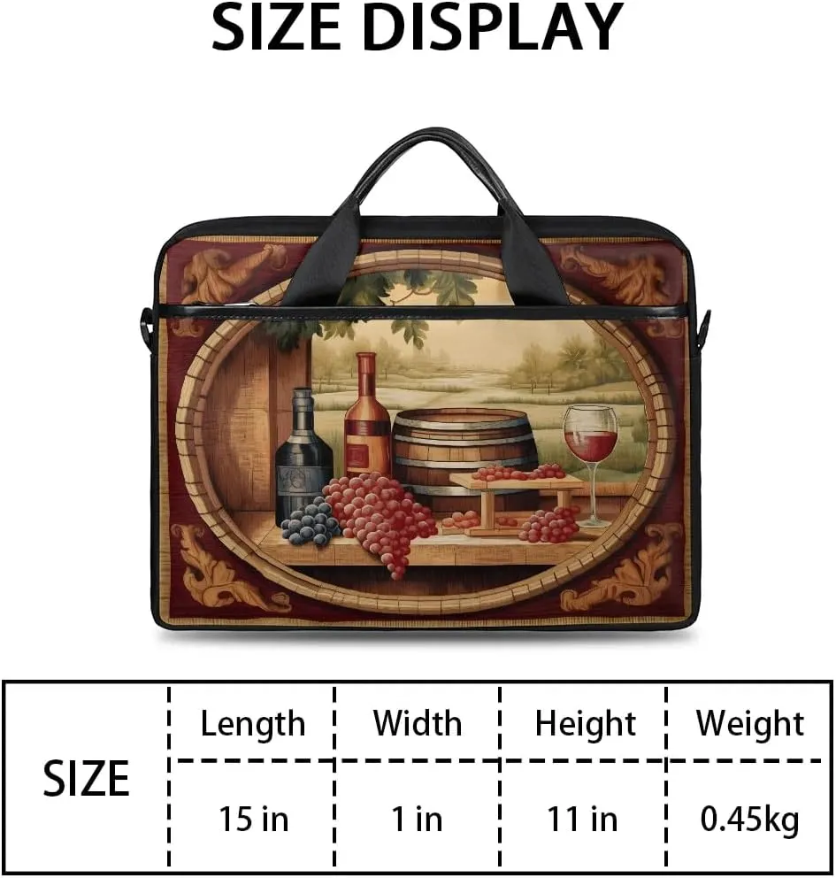 Laptop Shoulder Bag for 13-15 Inch Waterproof Laptop Sleeve Case Bag Slim Computer Carry Case Computer Cases for Laptops