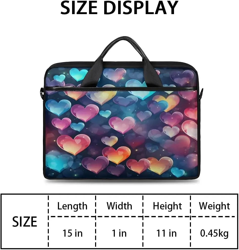 Laptop Shoulder Bag for 13-15 Inch Waterproof Laptop Sleeve Case Bag Slim Computer Carry Case Computer Cases for Laptops