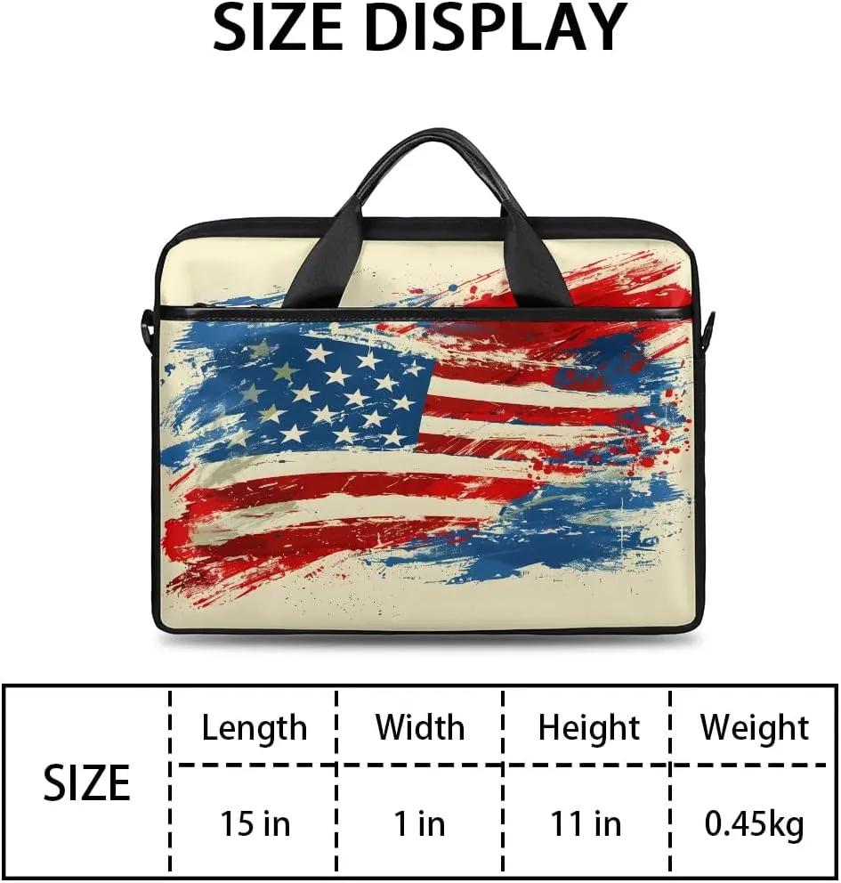 Laptop Shoulder Bag for 13-15 Inch Waterproof Laptop Sleeve Case Bag Slim Computer Carry Case Computer Cases for Laptops
