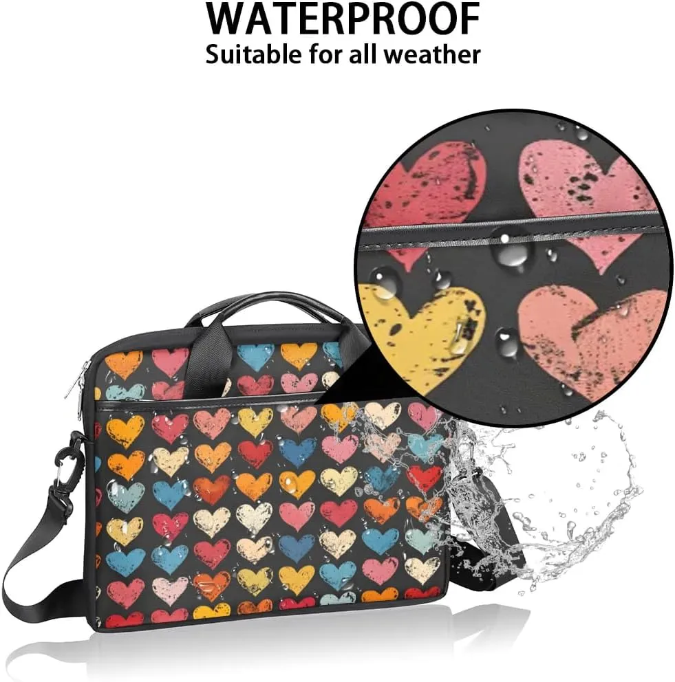 Laptop Shoulder Bag for 13-15 Inch Waterproof Laptop Sleeve Case Bag Slim Computer Carry Case Computer Cases for Laptops