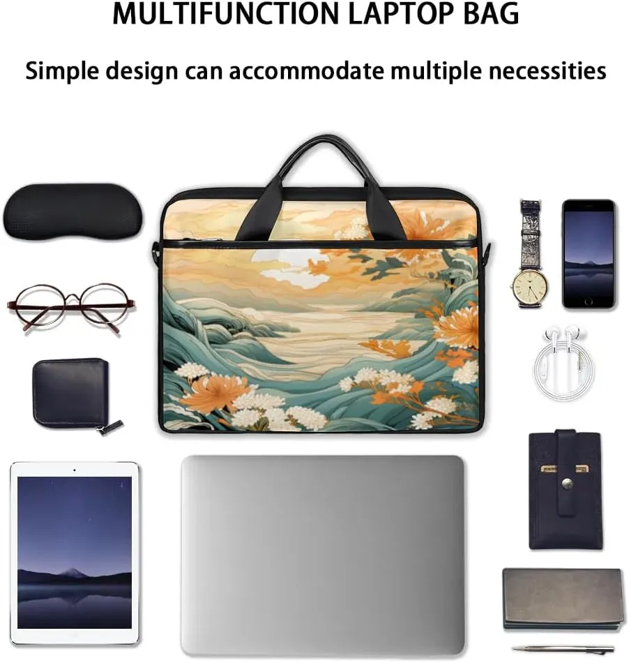 Laptop Shoulder Bag for 13-15 Inch Waterproof Laptop Sleeve Case Bag Slim Computer Carry Case Computer Cases for Laptops