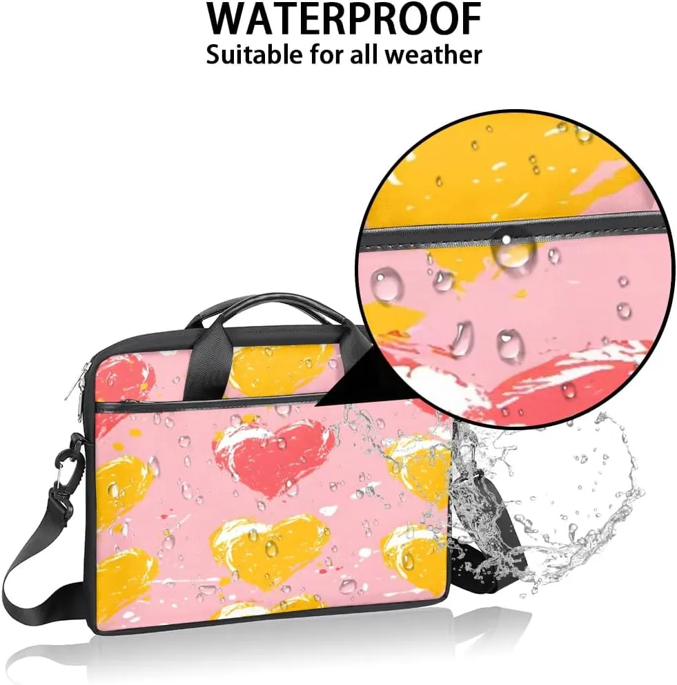 Laptop Shoulder Bag for 13-15 Inch Waterproof Laptop Sleeve Case Bag Slim Computer Carry Case Computer Cases for Laptops