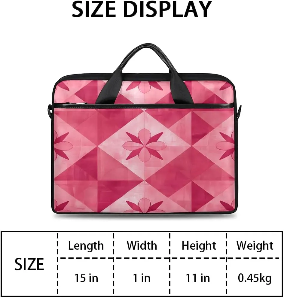 Laptop Shoulder Bag for 13-15 Inch Waterproof Laptop Sleeve Case Bag Slim Computer Carry Case Computer Cases for Laptops